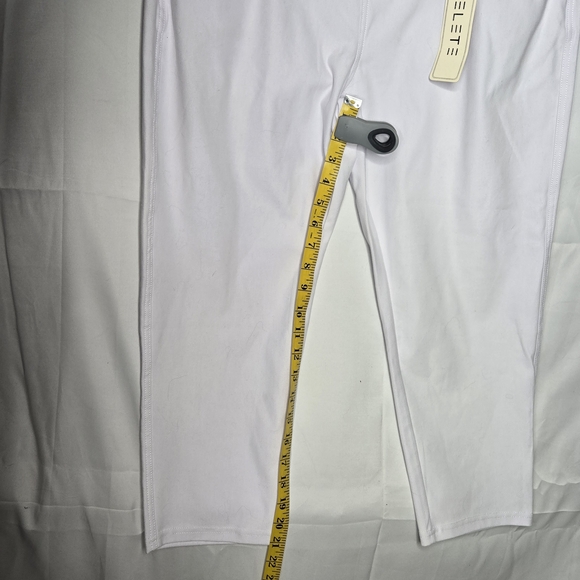 Women’s White Capri Jegging Pants 3XL – Stretch High-Rise Pull-On Cropped - Picture 3 of 7